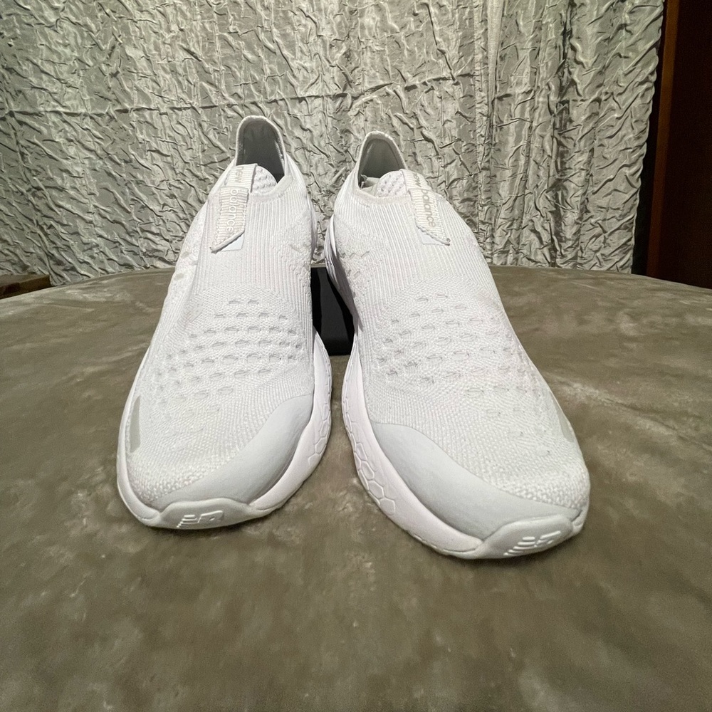 New Balance 1080 white unlaced